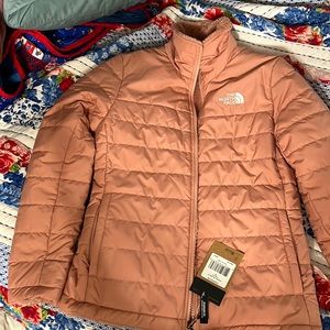 Clay pink puffer jacket